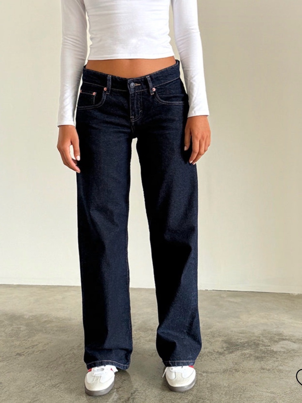 Motel Rocks Parallel Straight-Leg Jeans in Indigo W26L32